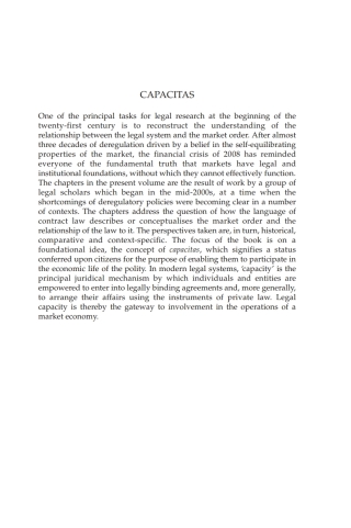 Cover image: Capacitas 1st edition 9781841139975