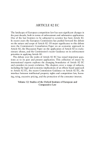 Cover image: Article 82 EC 1st edition 9781841132501