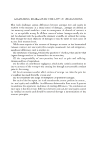 صورة الغلاف: Measuring Damages in the Law of Obligations 1st edition 9781841138633