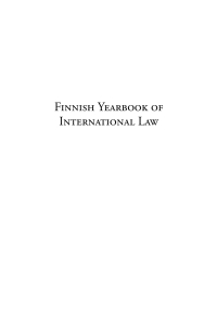 Cover image: Finnish Yearbook of International Law, Volume 19, 2008 1st edition 9781849460415