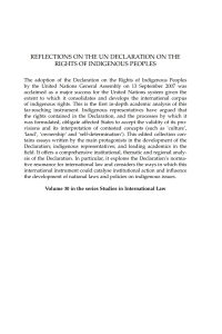 Immagine di copertina: Reflections on the UN Declaration on the Rights of Indigenous Peoples 1st edition 9781841138787