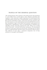 Immagine di copertina: Travels of the Criminal Question 1st edition 9781849460767