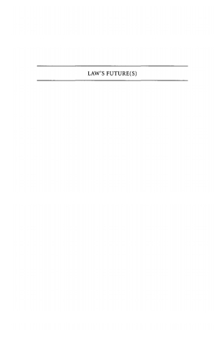 Cover image: Law's Future(s) 1st edition 9781841131009