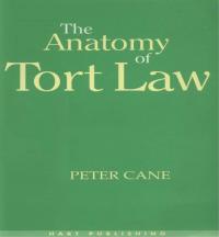 Cover image: The Anatomy of Tort Law 1st edition 9781901362084