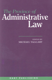 Cover image: The Province of Administrative Law 1st edition 9781901362022