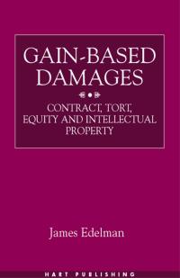 صورة الغلاف: Gain-Based Damages 1st edition 9781841133348