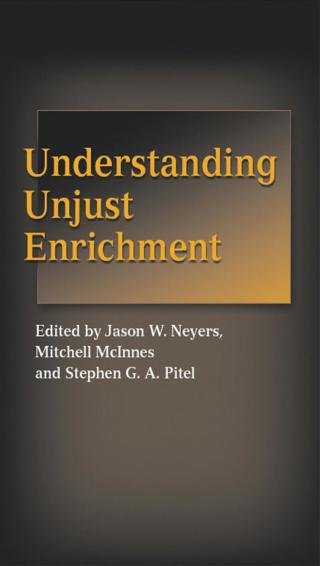 صورة الغلاف: Understanding Unjust Enrichment 1st edition 9781841134239