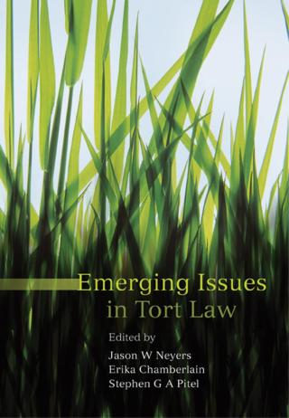 Omslagafbeelding: Emerging Issues in Tort Law 1st edition 9781841137070