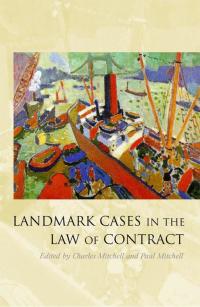 Cover image: Landmark Cases in the Law of Contract 1st edition 9781509905041