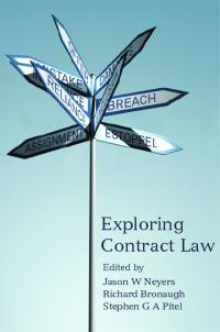 Cover image: Exploring Contract Law 1st edition 9781841139067