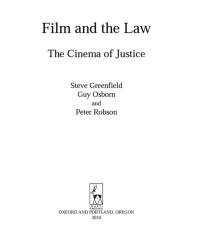 Imagen de portada: Film and the Law 2nd edition 9781841137254