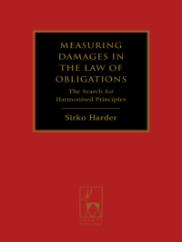 Cover image: Measuring Damages in the Law of Obligations 1st edition 9781841138633