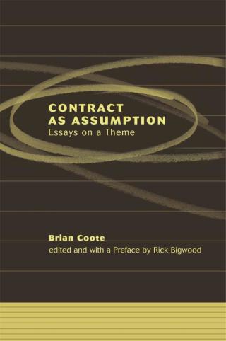 表紙画像: Contract as Assumption 1st edition 9781849460293