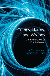 Imagen de portada: Crimes, Harms, and Wrongs 1st edition 9781849466998