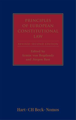 Cover image: Principles of European Constitutional Law 2nd edition 9781849462112