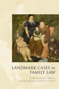 Imagen de portada: Landmark Cases in Family Law 1st edition 9781509905058