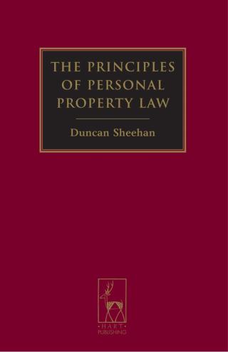 Cover image: The Principles of Personal Property Law 1st edition 9781841133164