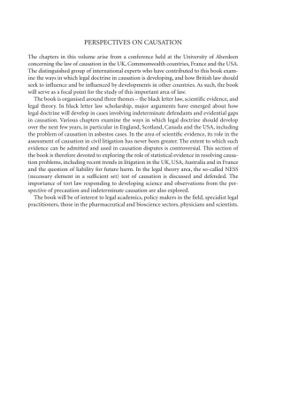 表紙画像: Perspectives on Causation 1st edition 9781849460866