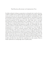 Titelbild: The Political Economy of Corporation Tax 1st edition 9781849460286