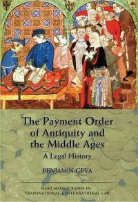 Imagen de portada: The Payment Order of Antiquity and the Middle Ages 1st edition 9781849460521