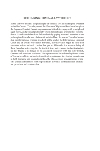 Omslagafbeelding: Rethinking Criminal Law Theory 1st edition 9781849460101