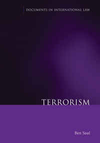 Cover image: Terrorism 1st edition 9781841139869