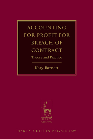صورة الغلاف: Accounting for Profit for Breach of Contract 1st edition 9781849462518