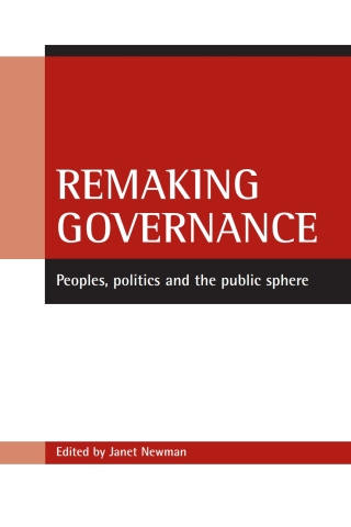 Imagen de portada: Remaking governance 1st edition 9781861346407