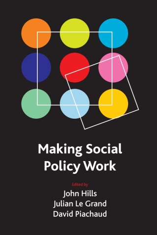 Imagen de portada: Making social policy work 1st edition 9781861349583