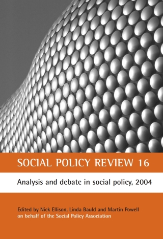 Cover image: Social Policy Review 16 1st edition 9781847424716