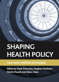 Imagen de portada: Shaping health policy 1st edition