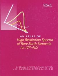 表紙画像: An Atlas of High Resolution Spectra of Rare Earth Elements for ICP-AES 1st edition 9780854044771