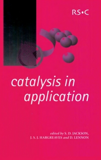 表紙画像: Catalysis in Application 1st edition 9780854046089