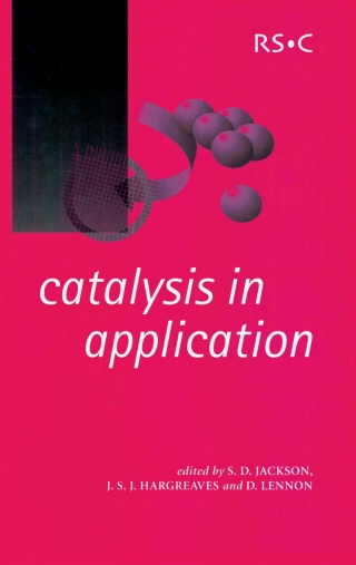 Cover image: Catalysis in Application 1st edition 9780854046089