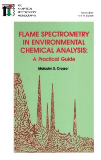 Imagen de portada: Flame Spectrometry in Environmental Chemical Analysis 1st edition 9780851867342
