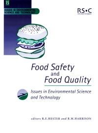 表紙画像: Food Safety and Food Quality 1st edition 9780854042708