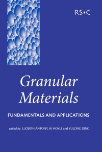 Imagen de portada: Granular Materials 1st edition 9780854045860