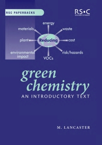 表紙画像: Green Chemistry 1st edition 9780854046201