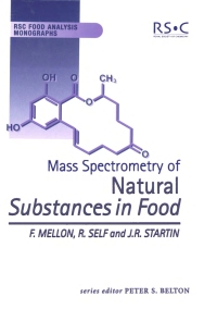 Cover image: Mass Spectrometry of Natural Substances in Food 1st edition 9780854045716