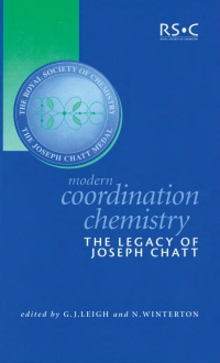Omslagafbeelding: Modern Coordination Chemistry 1st edition 9780854044696
