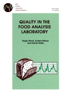 表紙画像: Quality in the Food Analysis Laboratory 1st edition 9780854045662