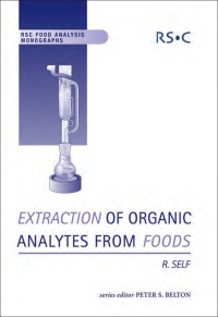 Titelbild: Extraction of Organic Analytes from Foods 1st edition 9780854045921