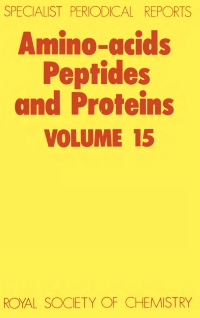 Imagen de portada: Amino Acids, Peptides and Proteins 1st edition 9780851861340