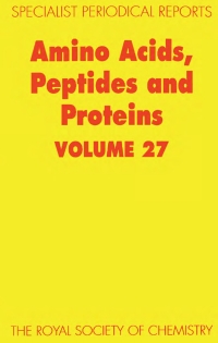 Imagen de portada: Amino Acids, Peptides and Proteins 1st edition 9780854042074
