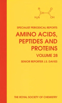 Imagen de portada: Amino Acids, Peptides and Proteins 1st edition 9780854042128
