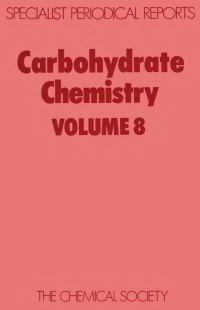 Imagen de portada: Carbohydrate Chemistry 1st edition 9780851860725