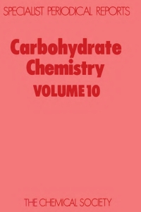 Imagen de portada: Carbohydrate Chemistry 1st edition 9780851860923