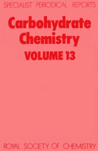 Titelbild: Carbohydrate Chemistry 1st edition 9780851861128