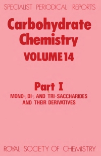 表紙画像: Carbohydrate Chemistry 1st edition 9780851861227
