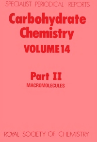 Imagen de portada: Carbohydrate Chemistry 1st edition 9780851861326